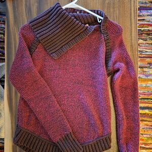 Lululemon Athletica Merino Wool Cowl Neck Sweater- Passage To Prana